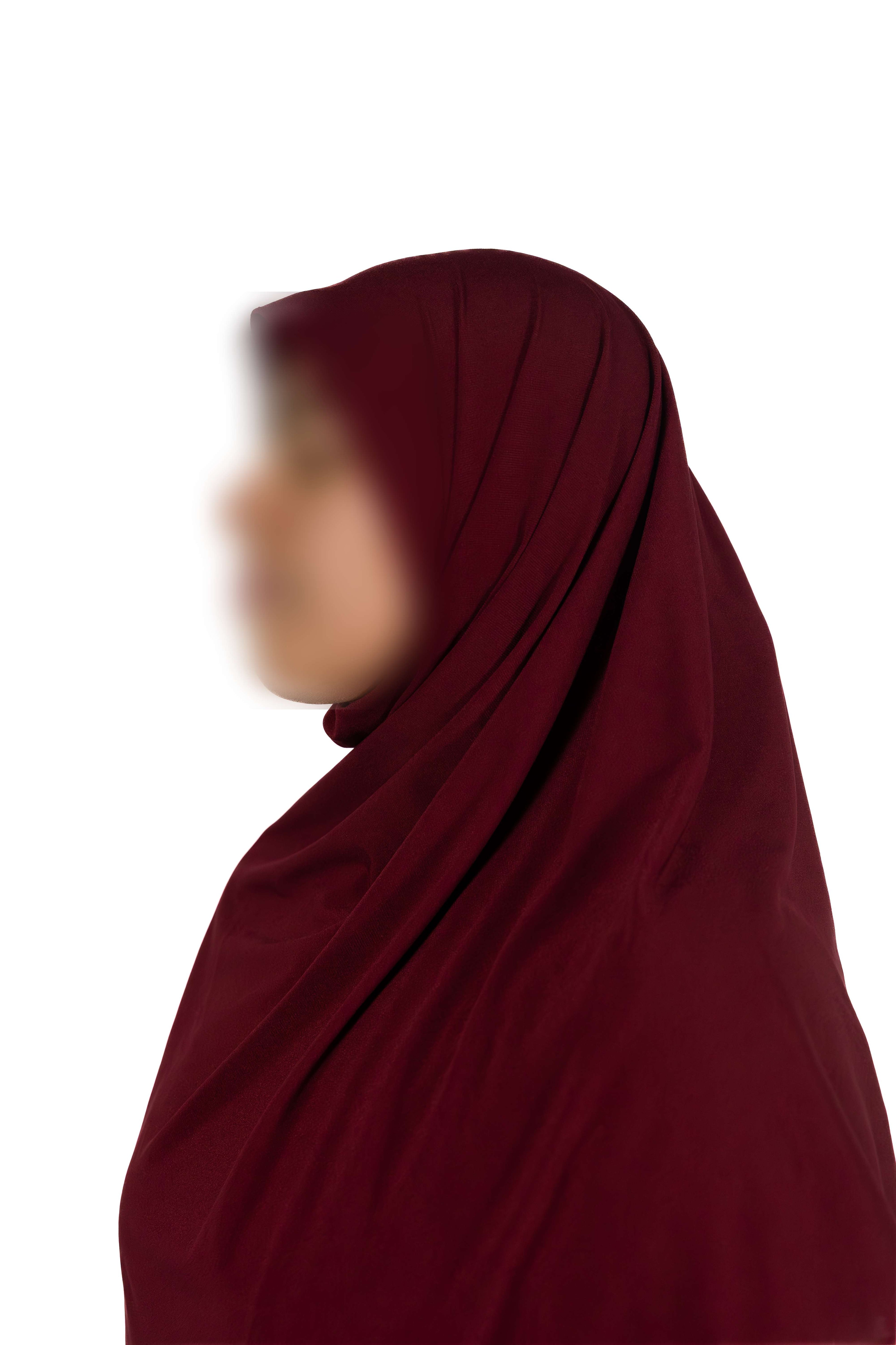 Premium Jersey Shawl (Dark Cherry)