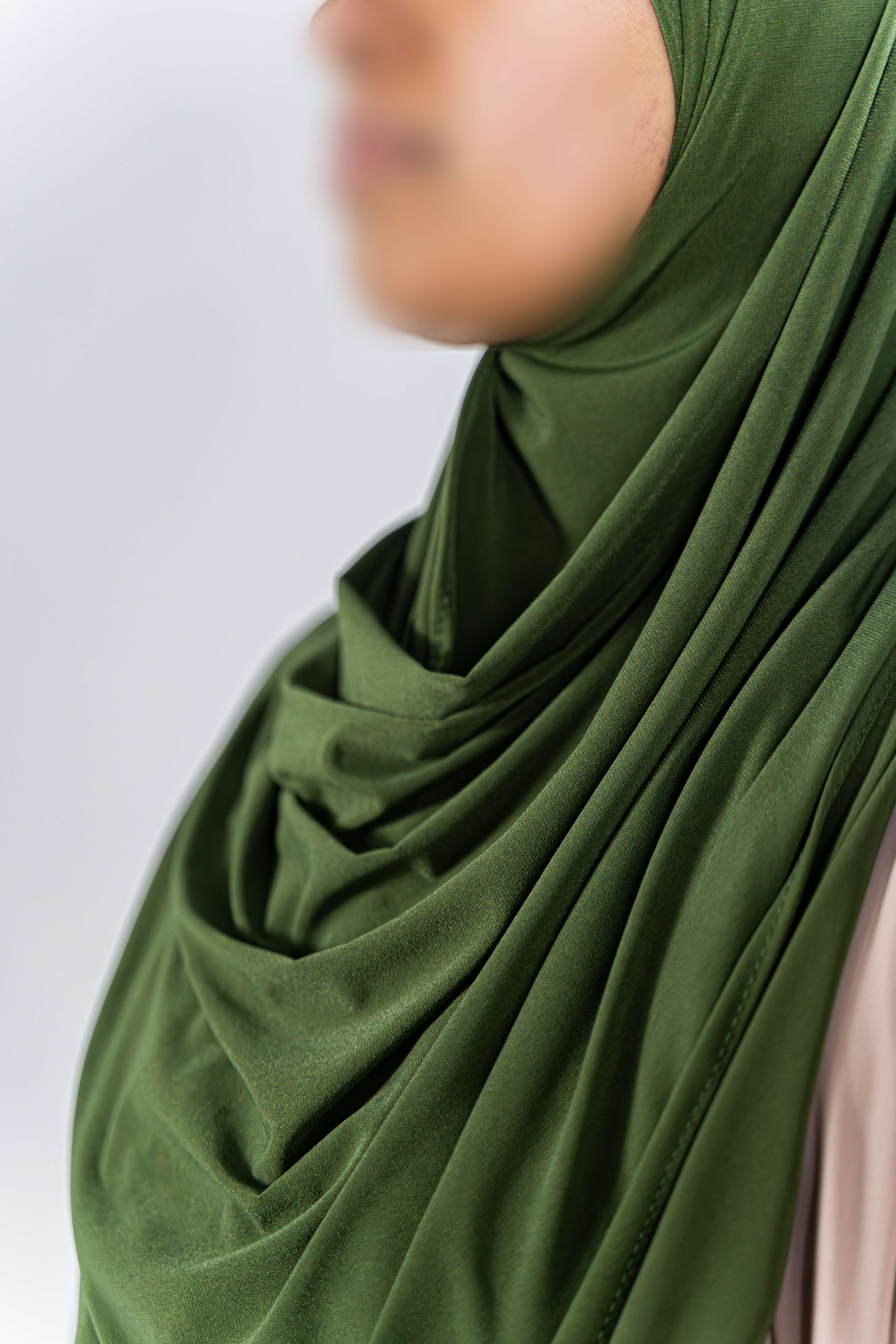 Premium Jersey Shawl (Olive Green)