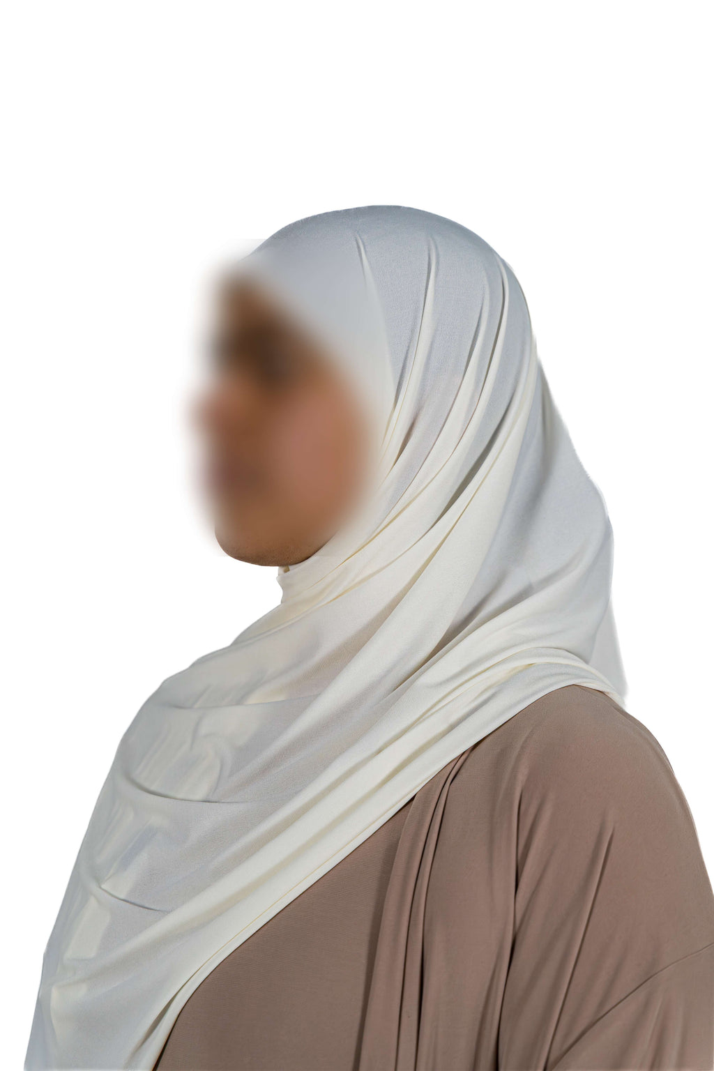 Premium Jersey Shawl (Creamy White)