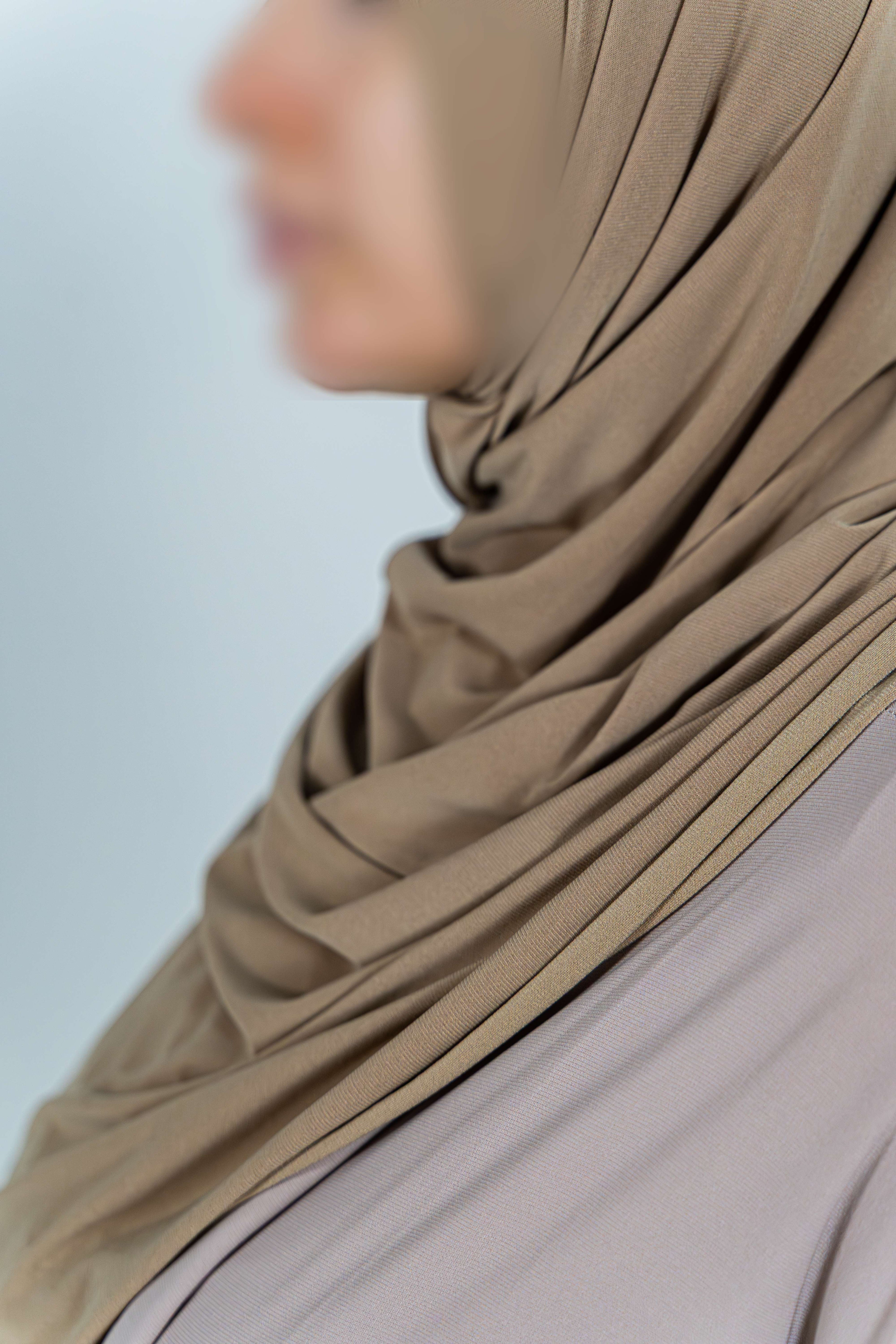 Premium Jersey Shawl (Warm Taupe)