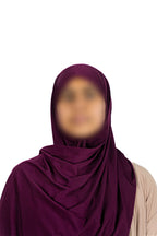 Premium Jersey Shawl (Dark Orchid)
