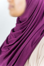 Premium Jersey Shawl (Dark Orchid)