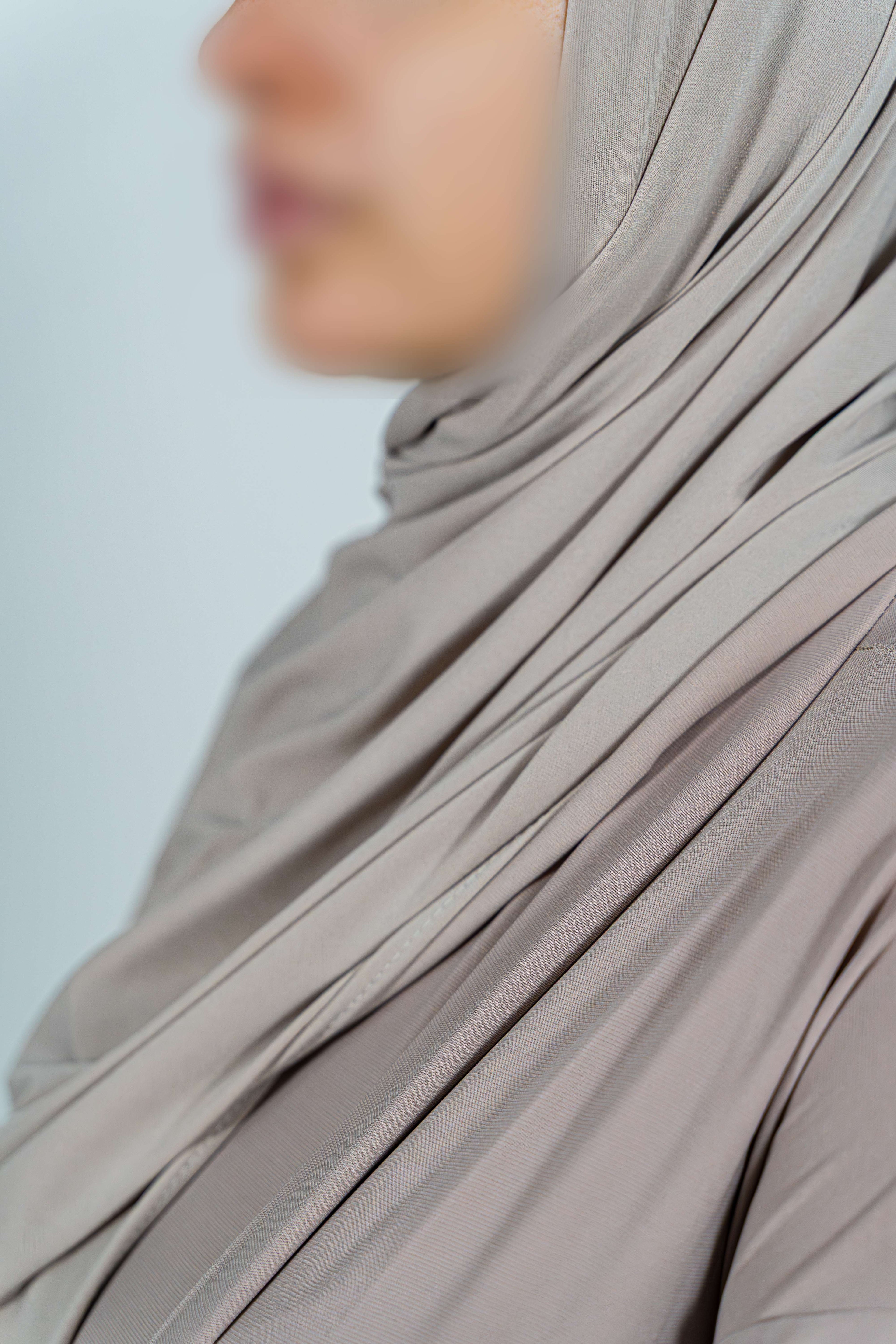 Premium Jersey Shawl (Ash Taupe)