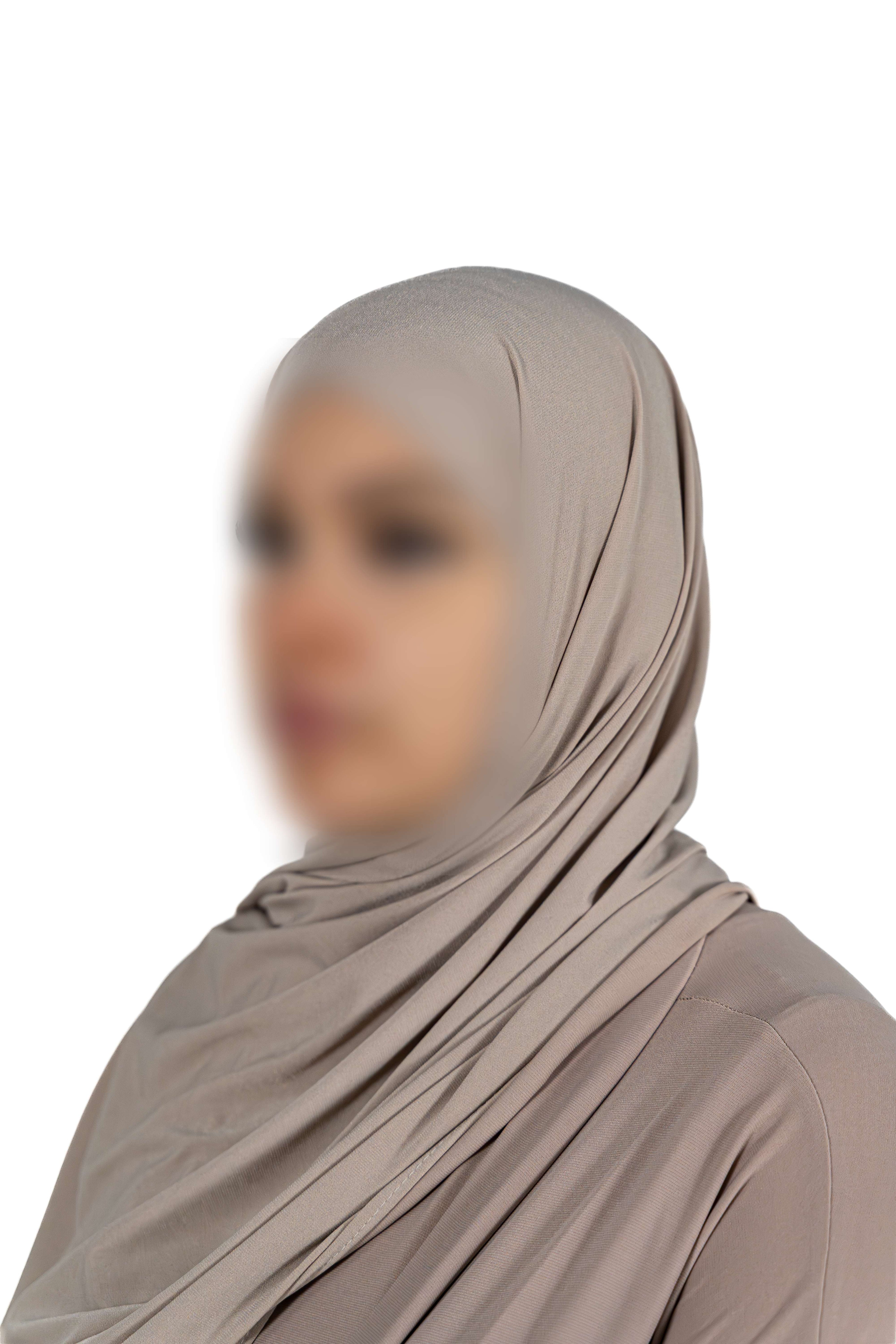 Premium Jersey Shawl (Ash Taupe)
