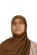 Premium Jersey Shawl (Chestnut Brown)