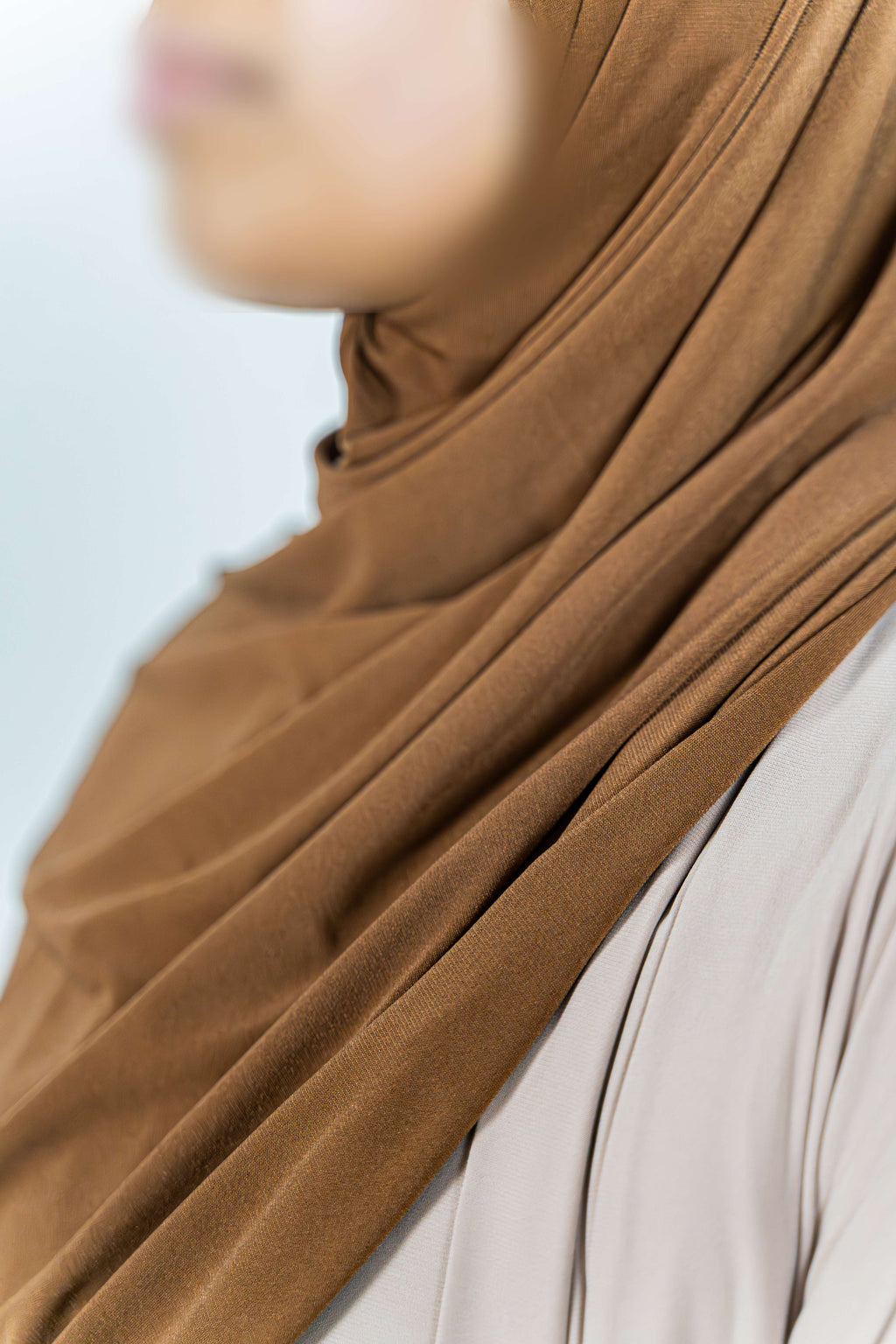 Premium Jersey Shawl (Chestnut Brown)