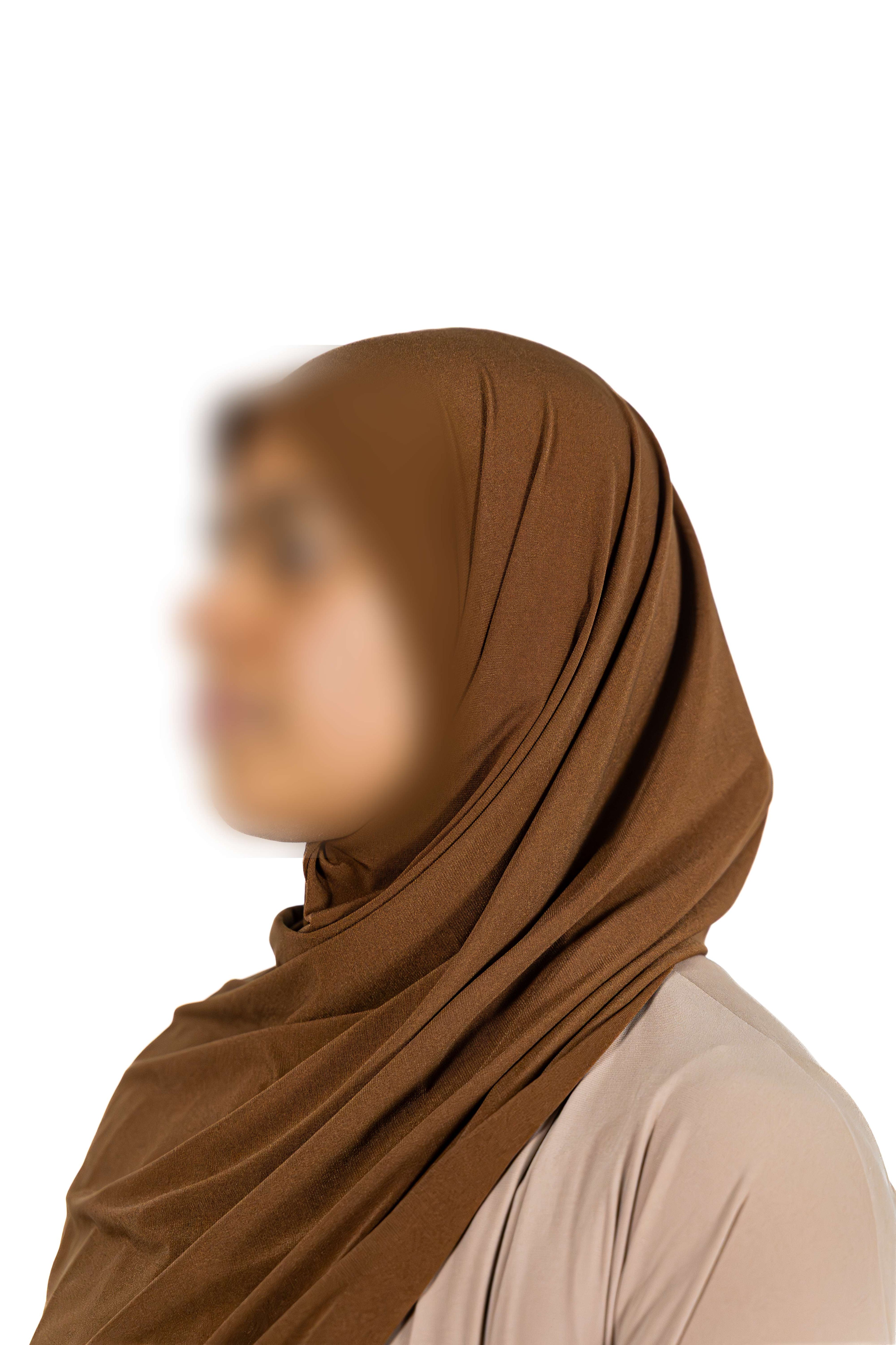 Premium Jersey Shawl (Chestnut Brown)