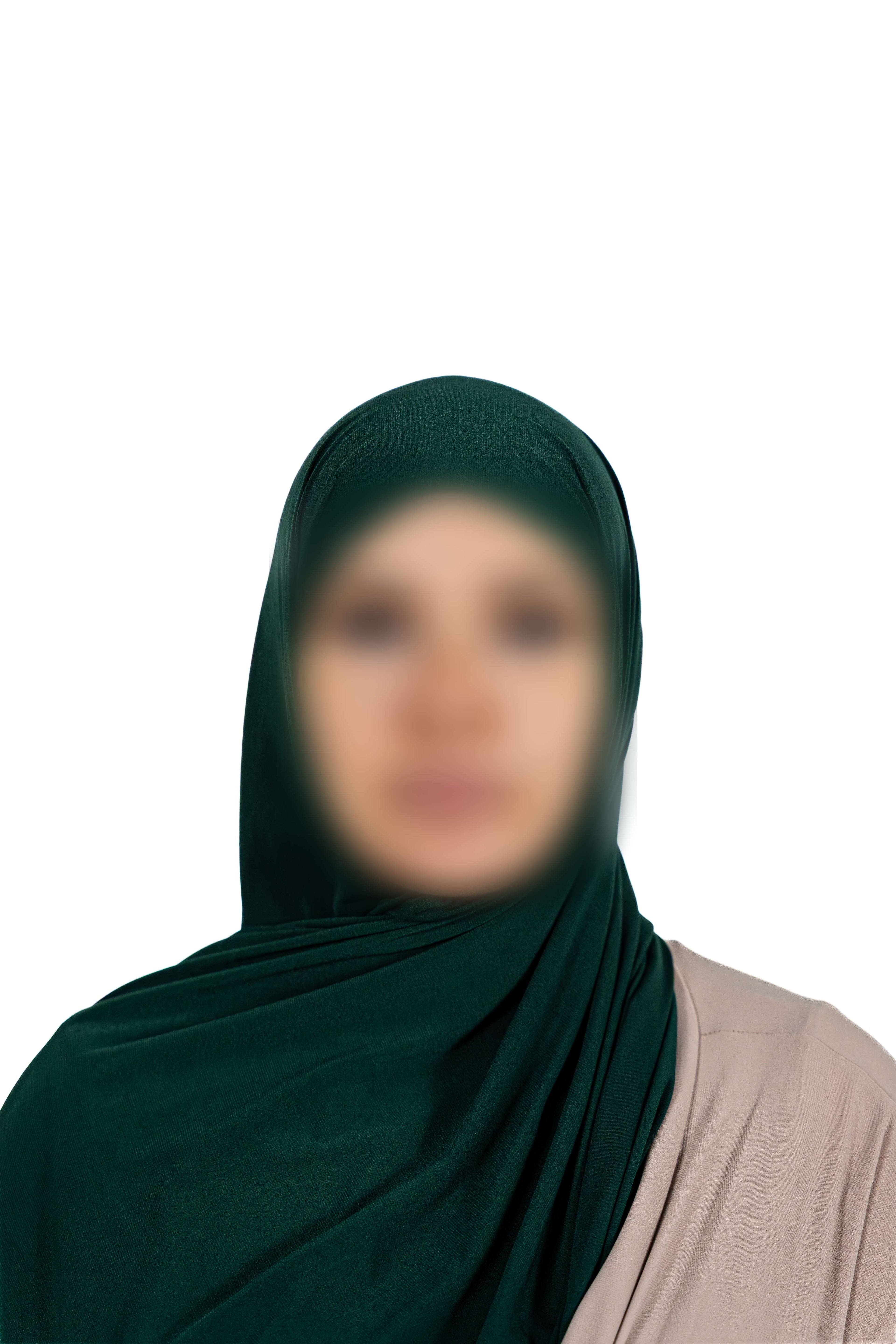 Premium Jersey Shawl (Forest Green)
