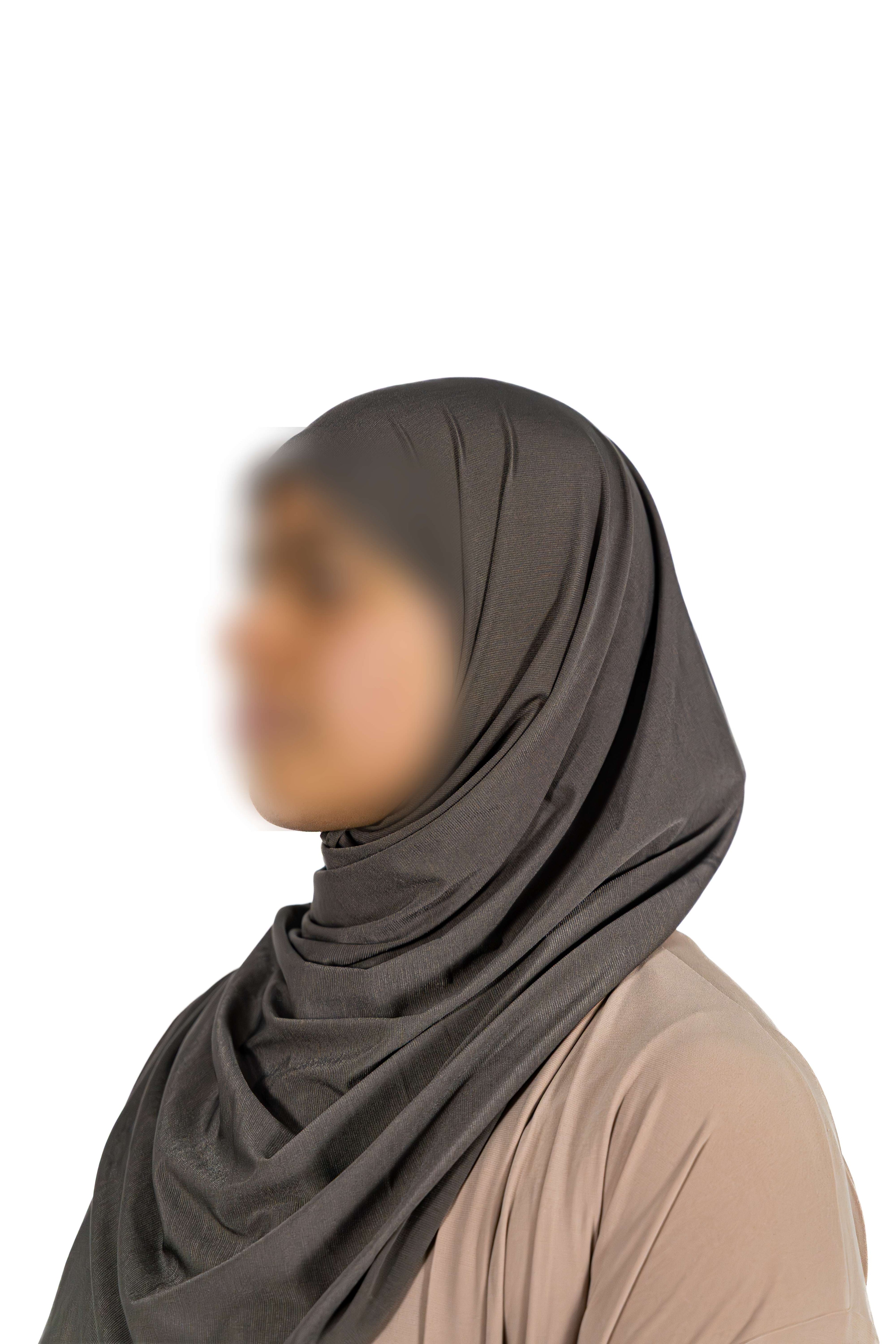 Premium Jersey Shawl (Charcoal Grey)