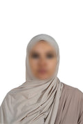 Premium Jersey Shawl (Ivory Sand)