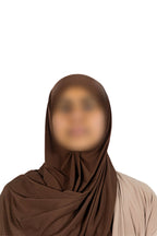 Premium Jersey Shawl (Deep Brown)