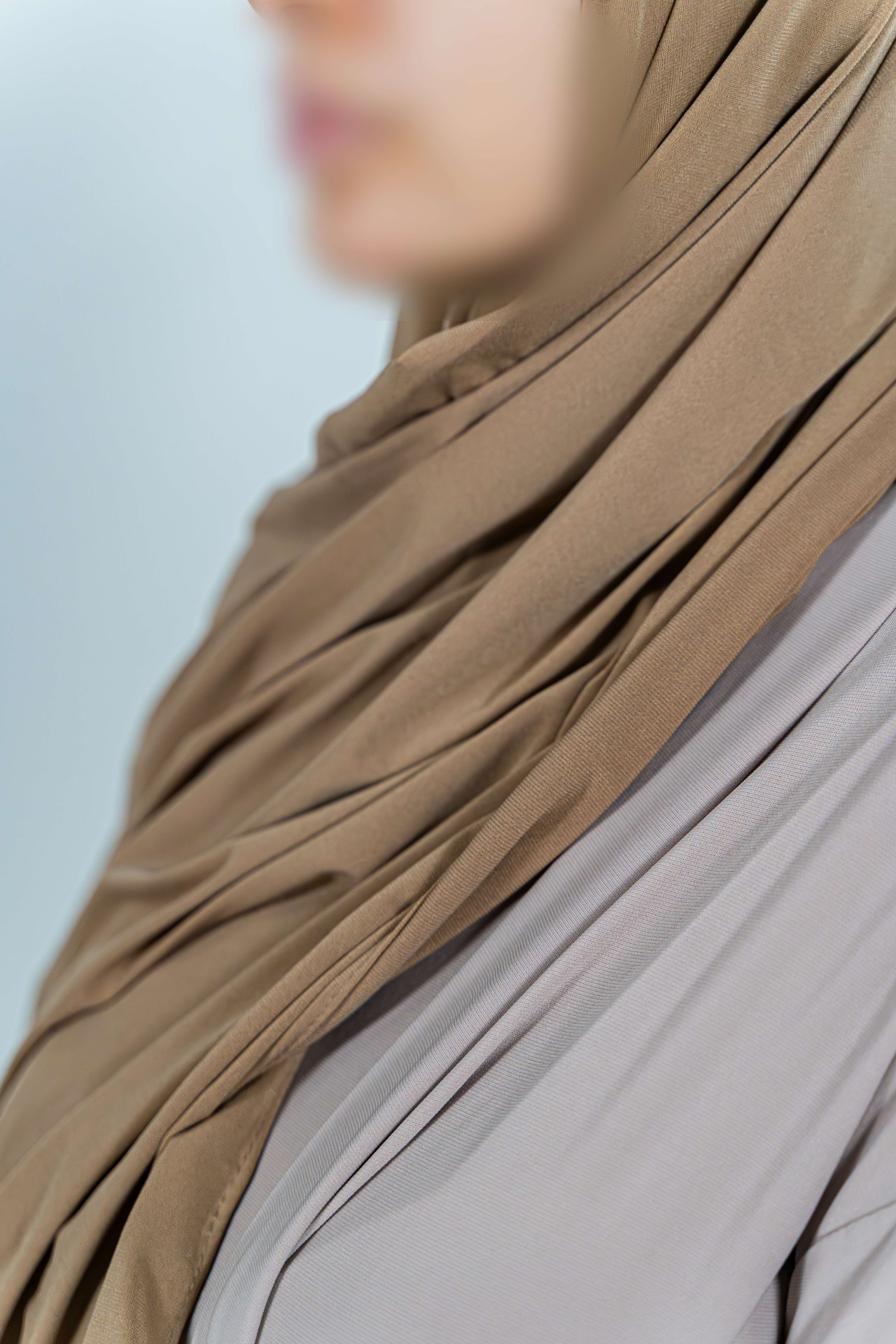 Premium Jersey Shawl (Camel Brown)