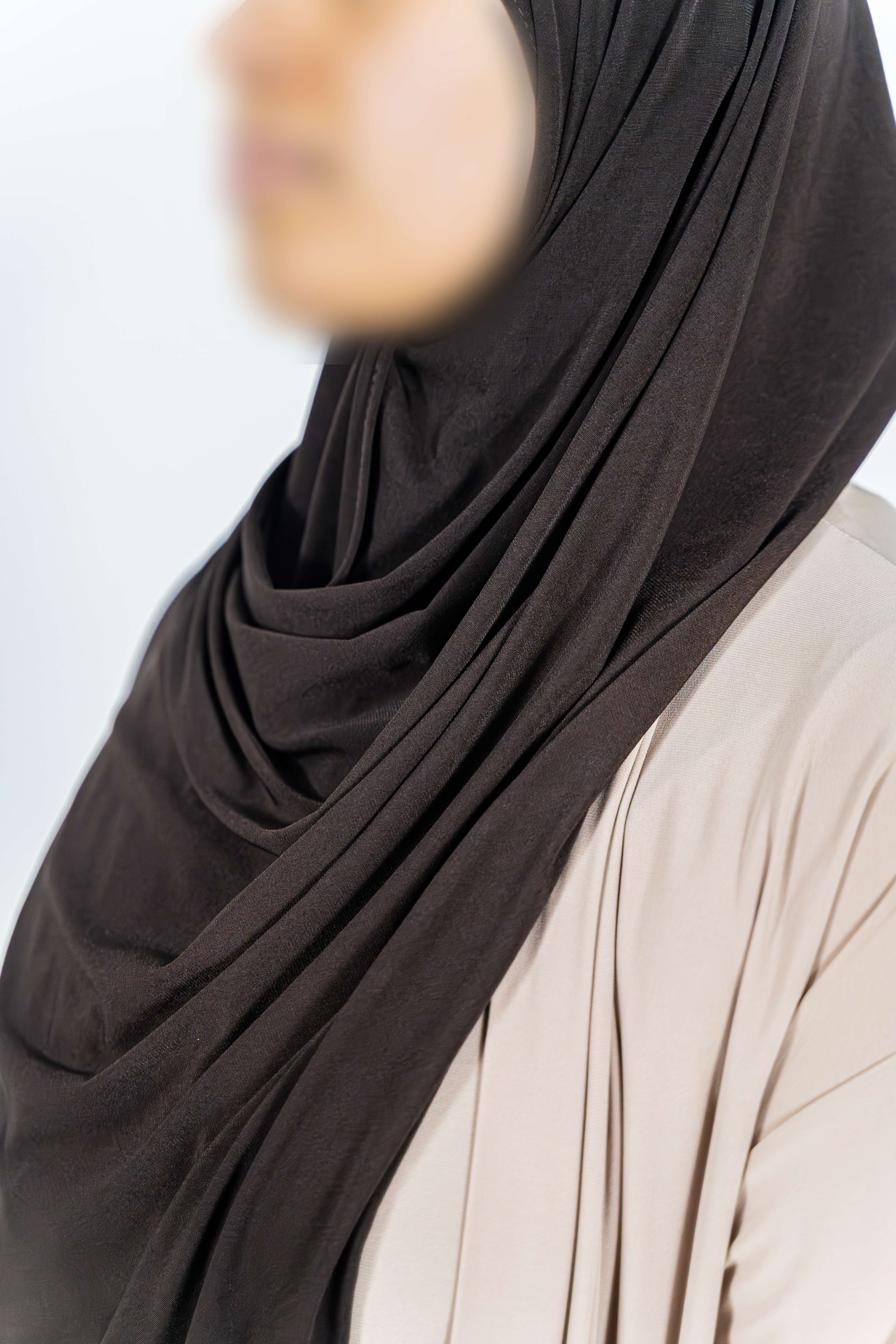 Premium Jersey Shawl (Dark Taupe)
