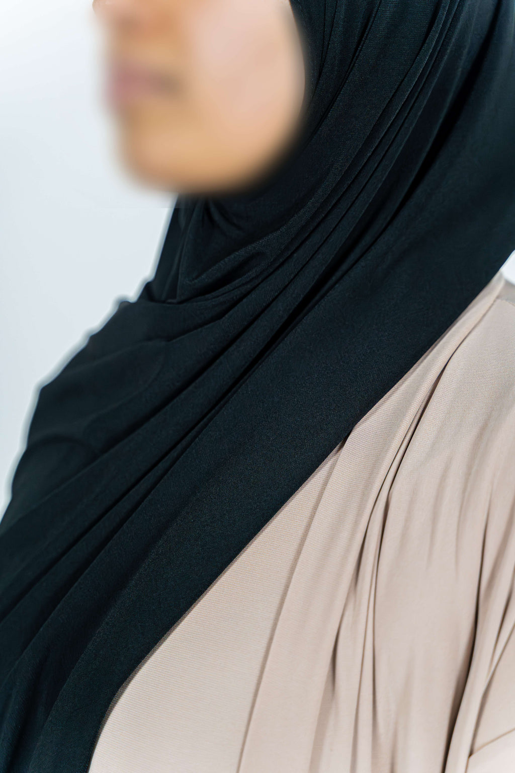 Premium Jersey Shawl (Charcoal Black)