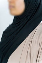 Premium Jersey Shawl (Charcoal Black)