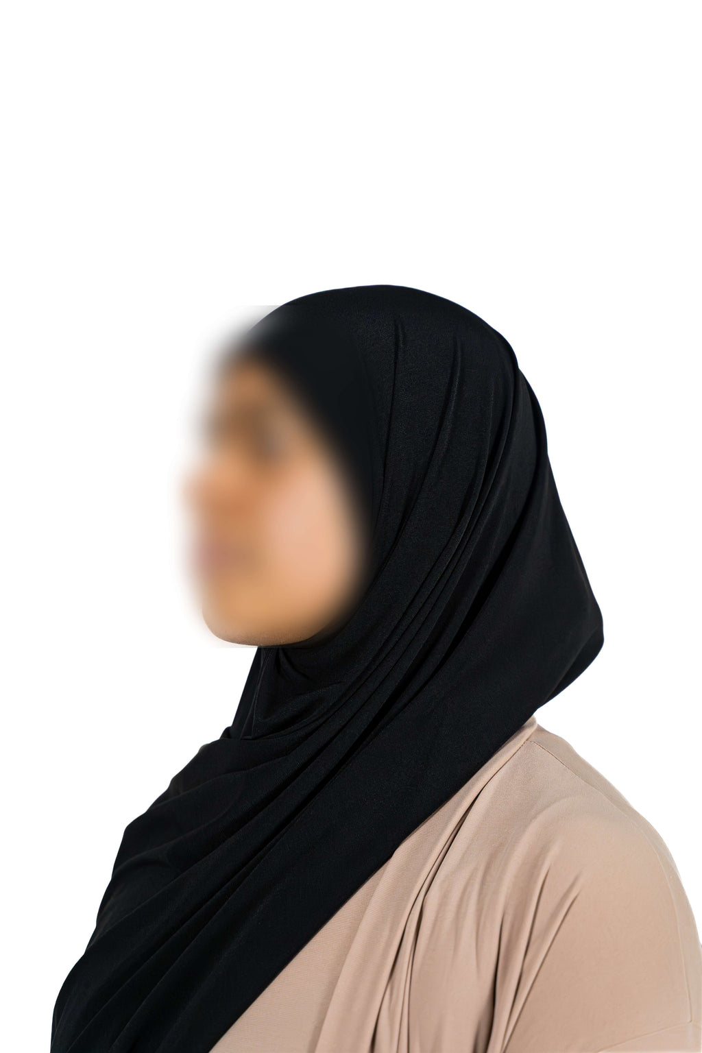 Premium Jersey Shawl (Charcoal Black)