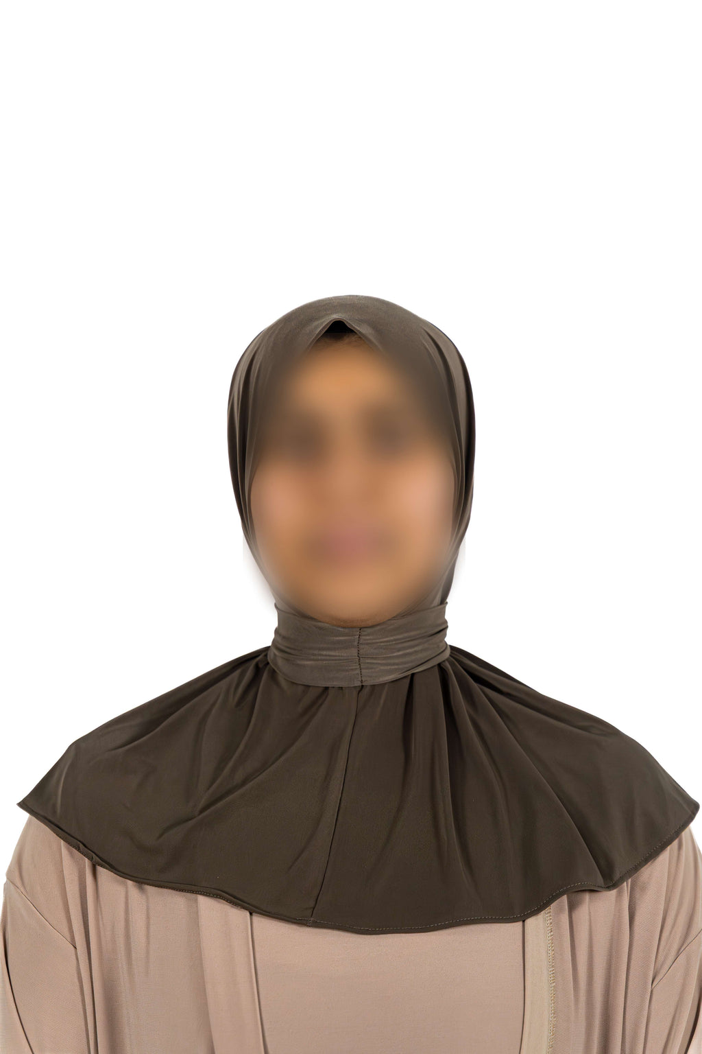 Liquid Jersey Instant Hijab (Dark Mocha)