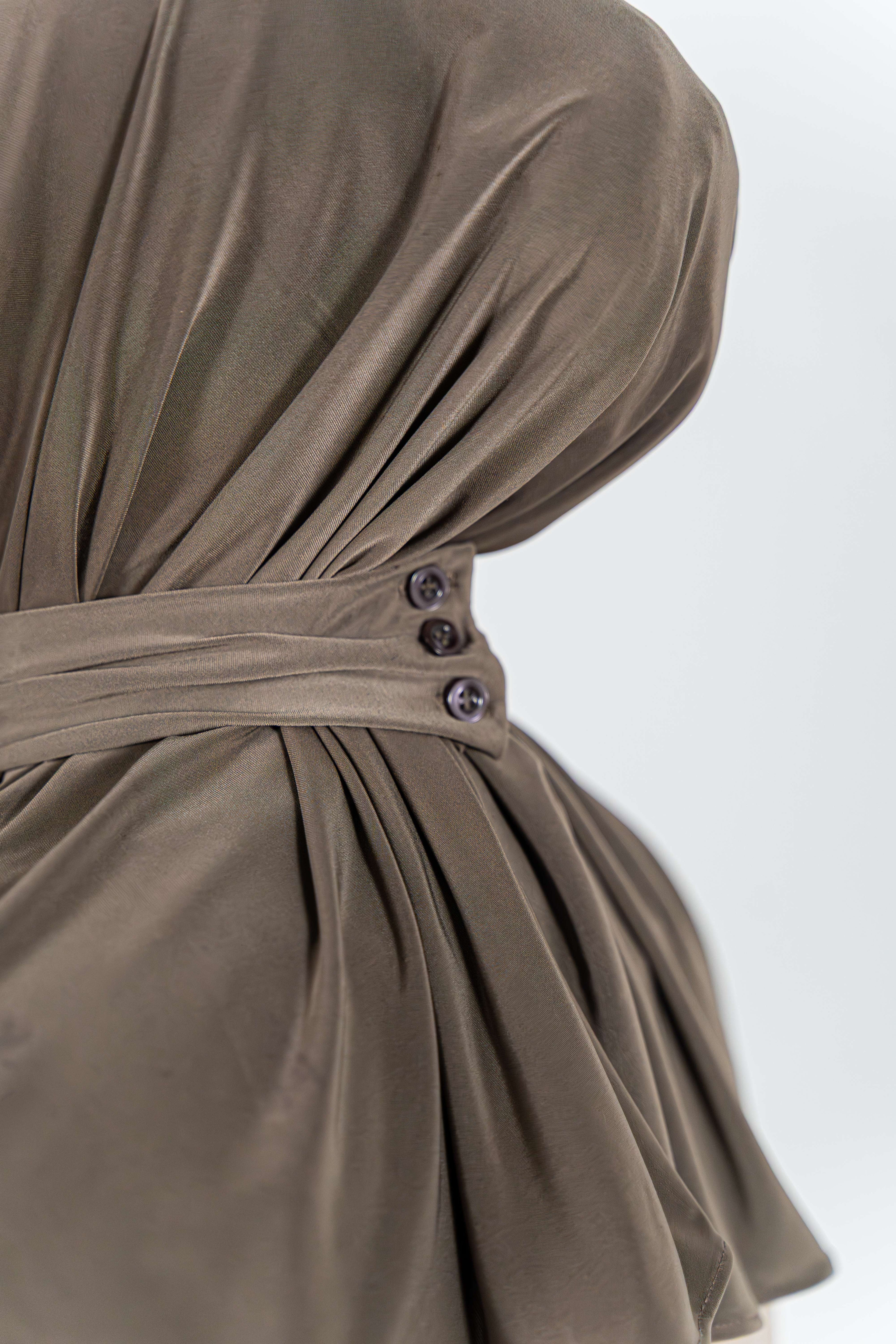Liquid Jersey Instant Hijab (Dark Mocha)