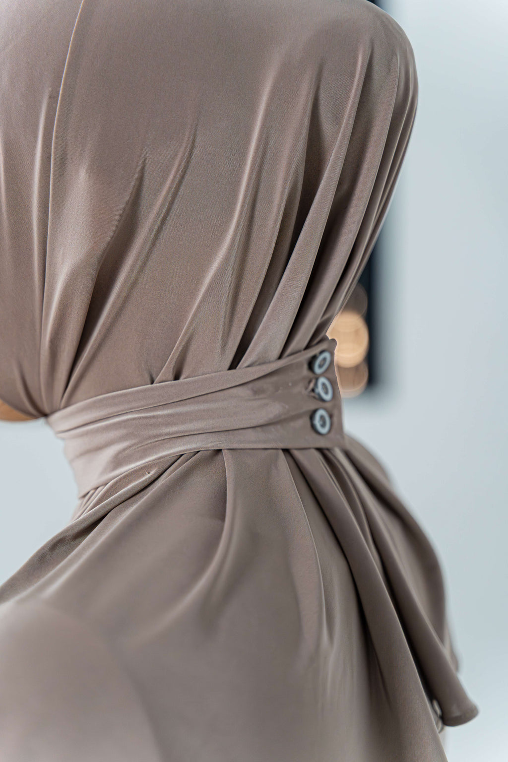 Liquid Jersey Instant Hijab (Warm Taupe)
