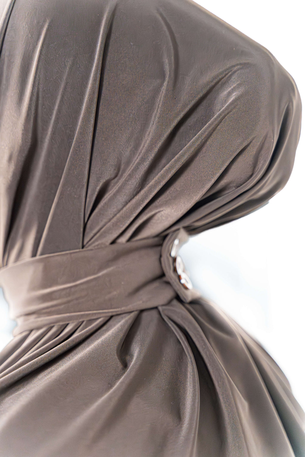Liquid Jersey Instant Hijab (Deep Brown)