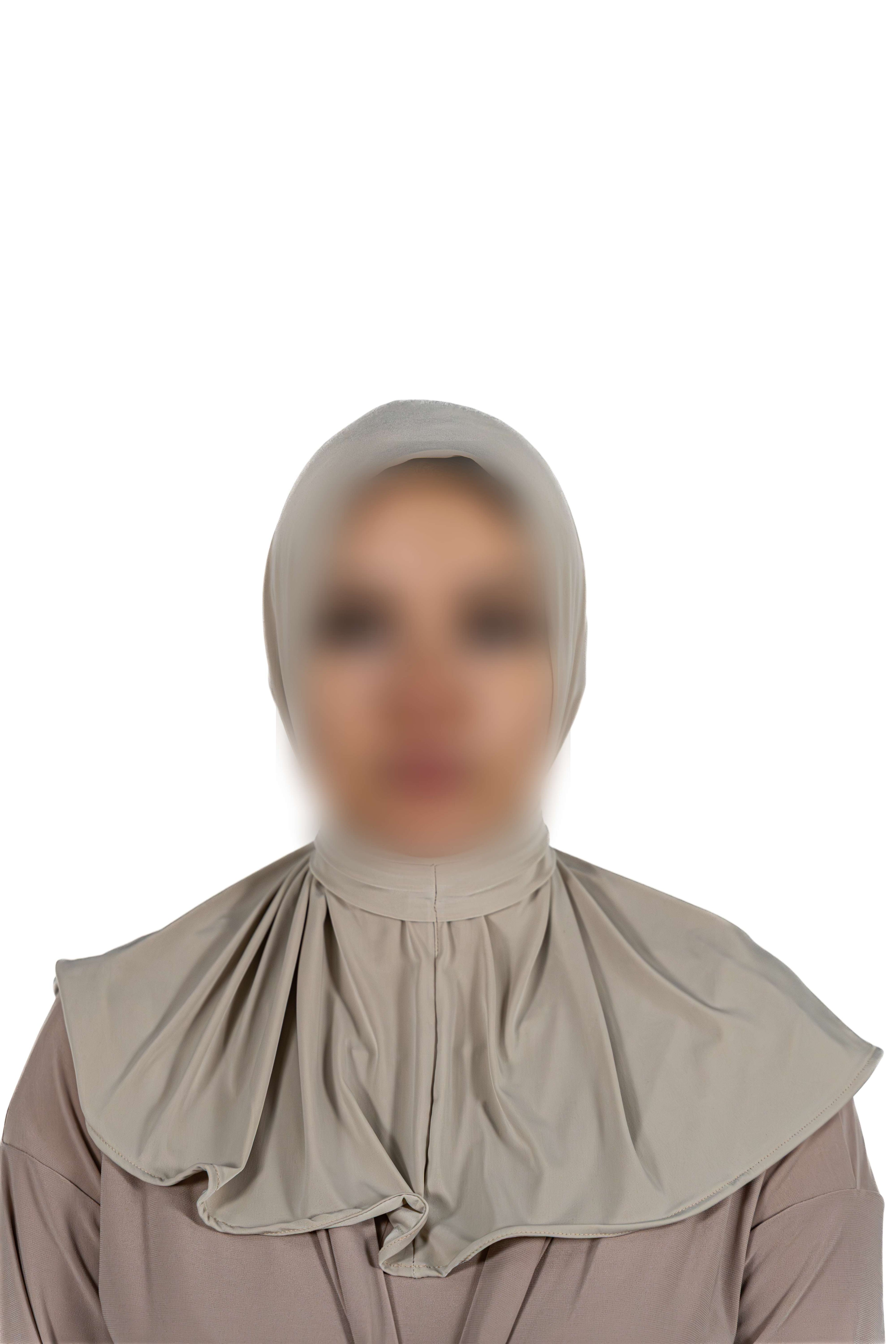 Liquid Jersey Instant Hijab (Misty Taupe)