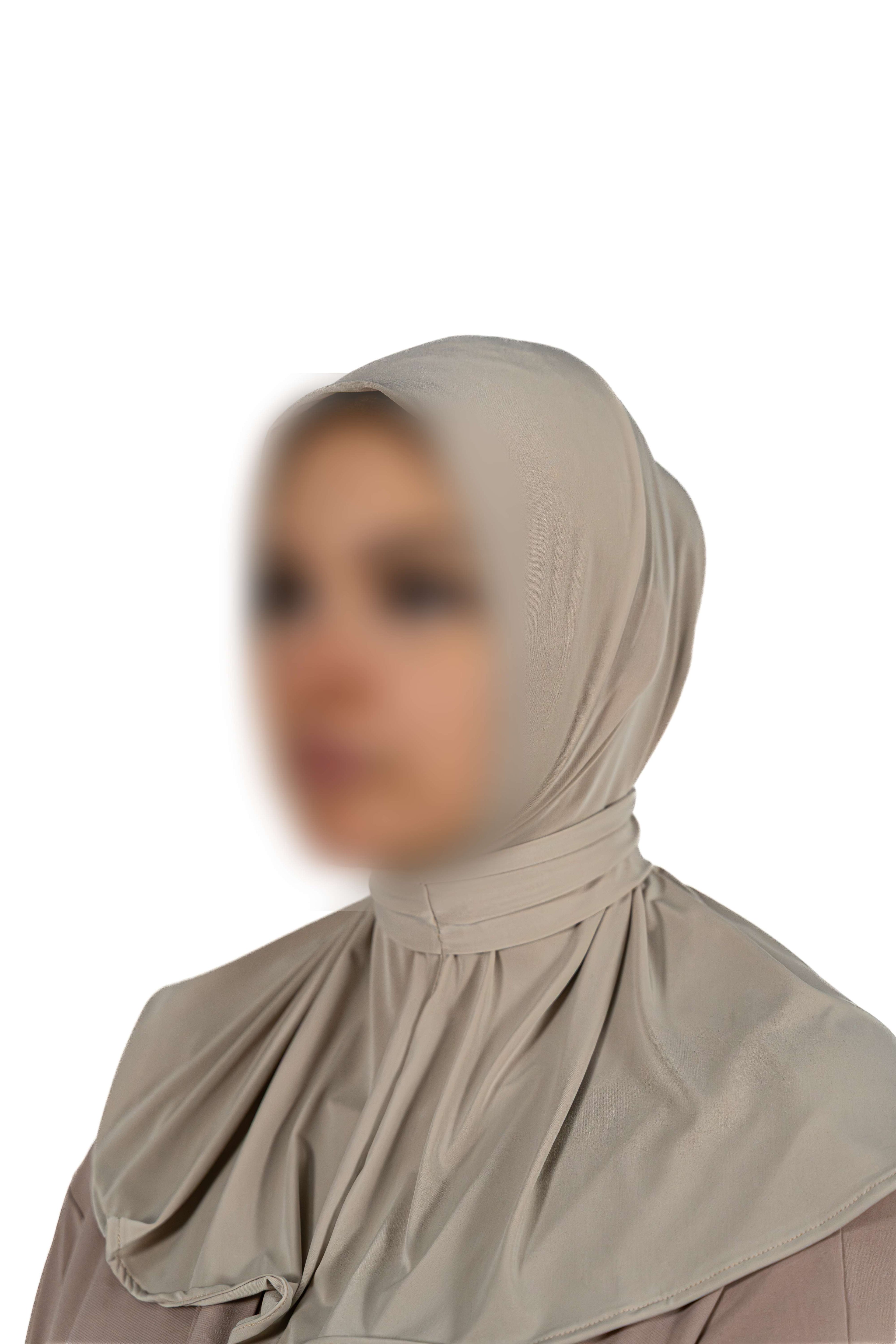 Liquid Jersey Instant Hijab (Misty Taupe)