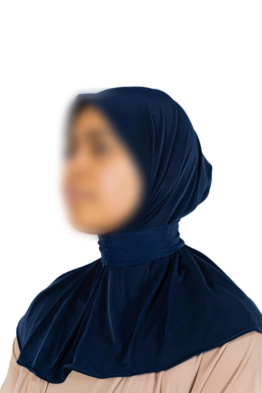 Liquid Jersey Instant Hijab (Midnight Navy)