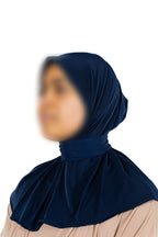 Liquid Jersey Instant Hijab (Midnight Navy)