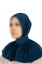 Liquid Jersey Instant Hijab (Deep Teal)