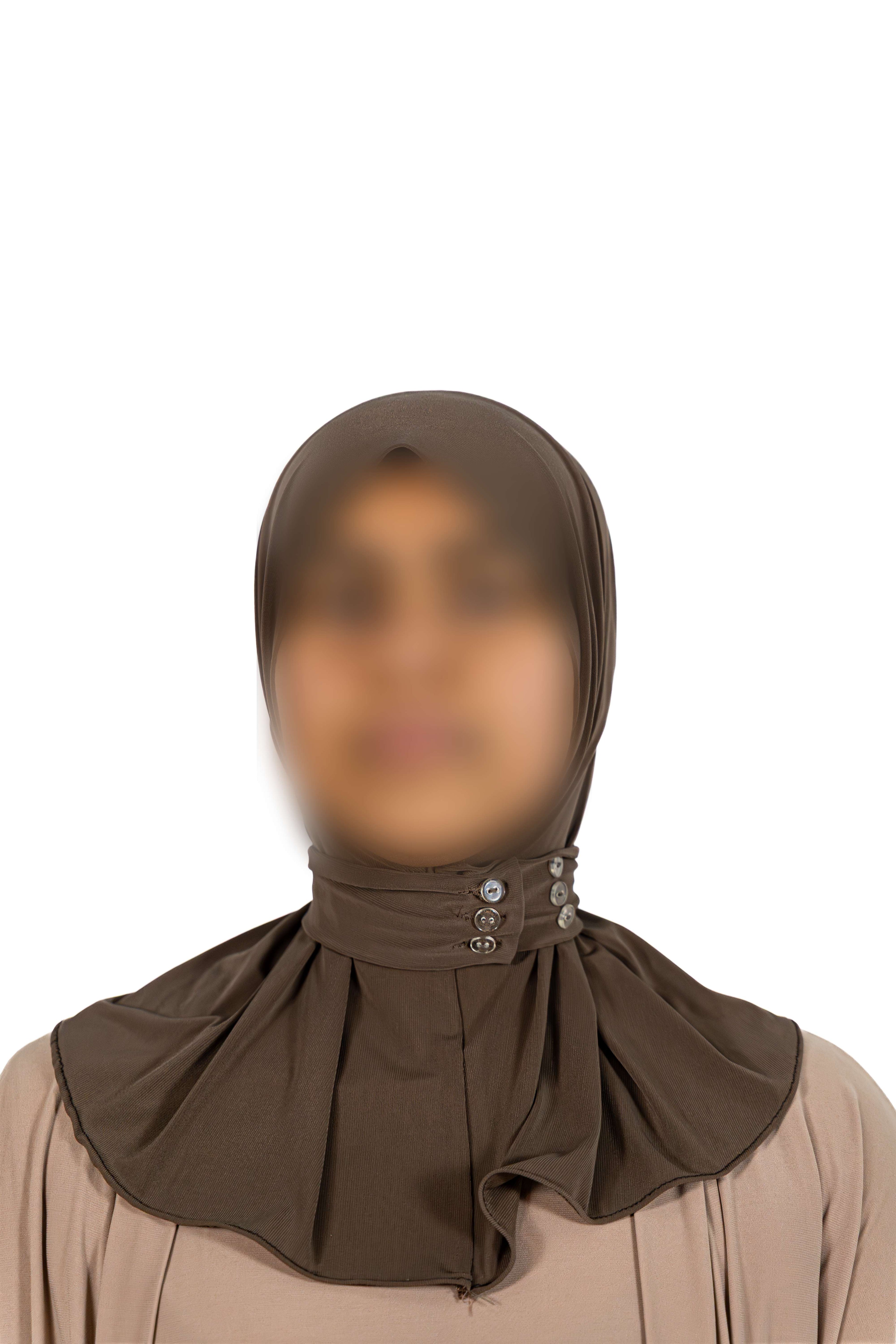 Instant Hijab (Chestnut Brown)