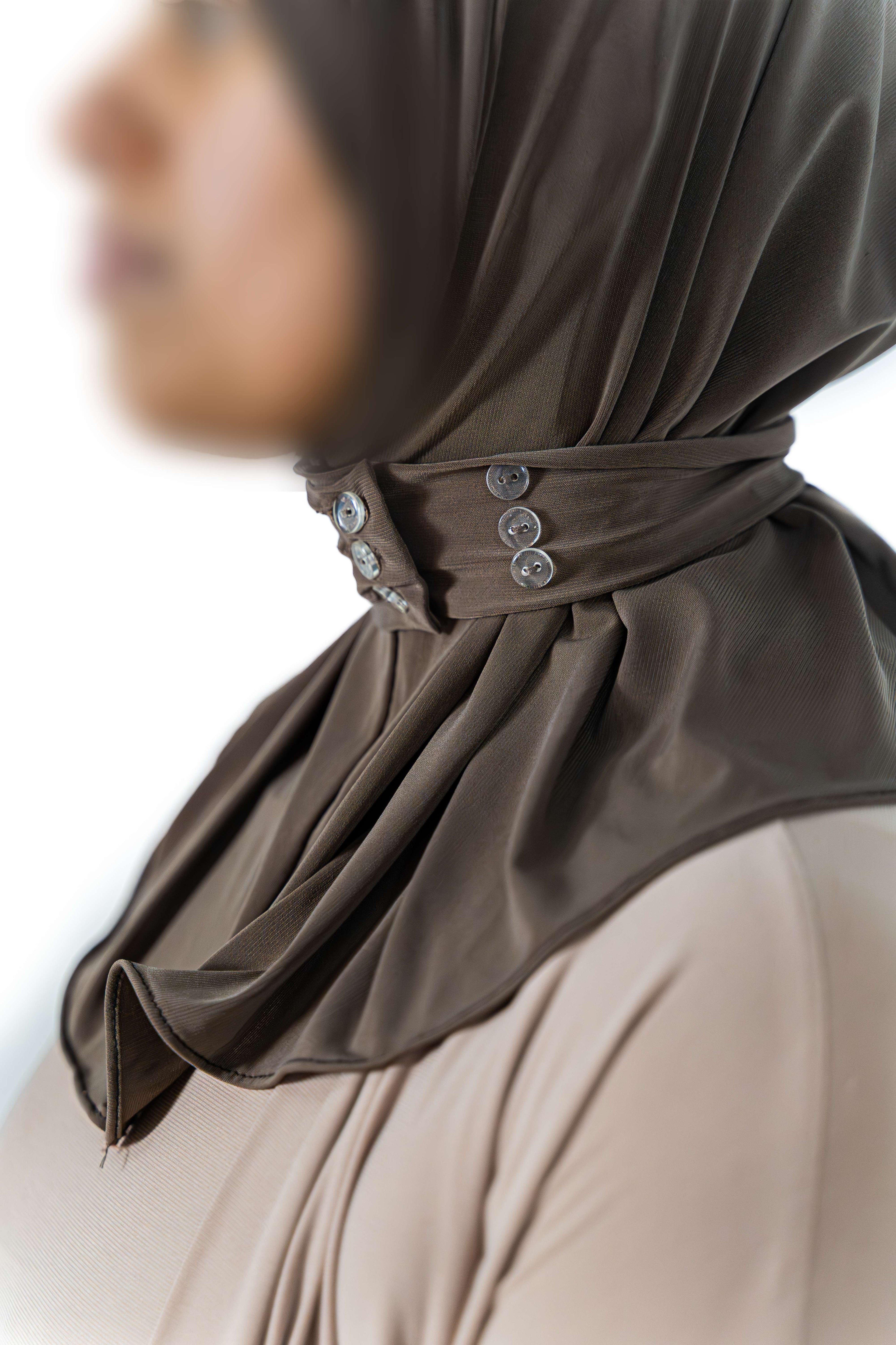 Instant Hijab (Chestnut Brown)