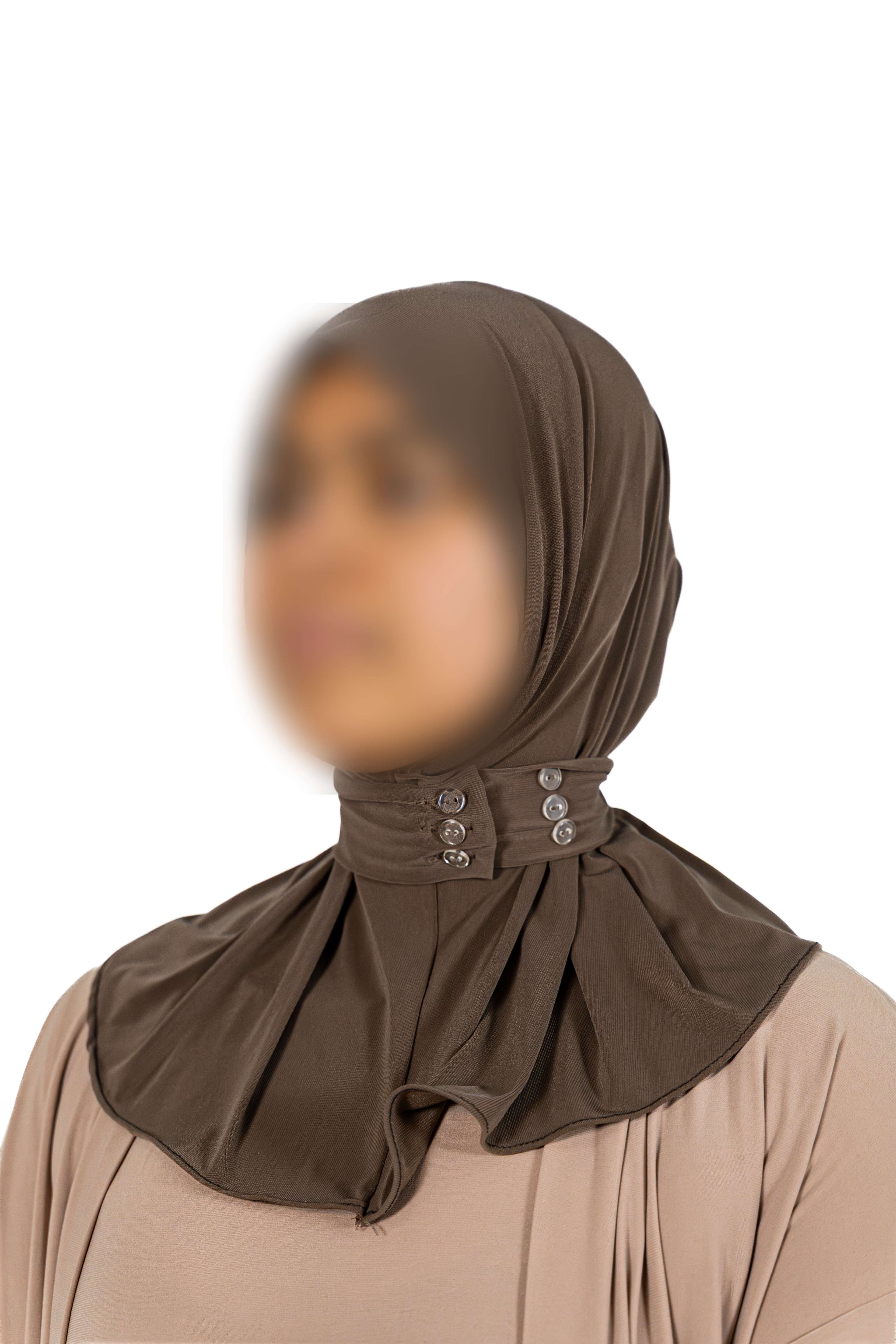 Instant Hijab (Chestnut Brown)