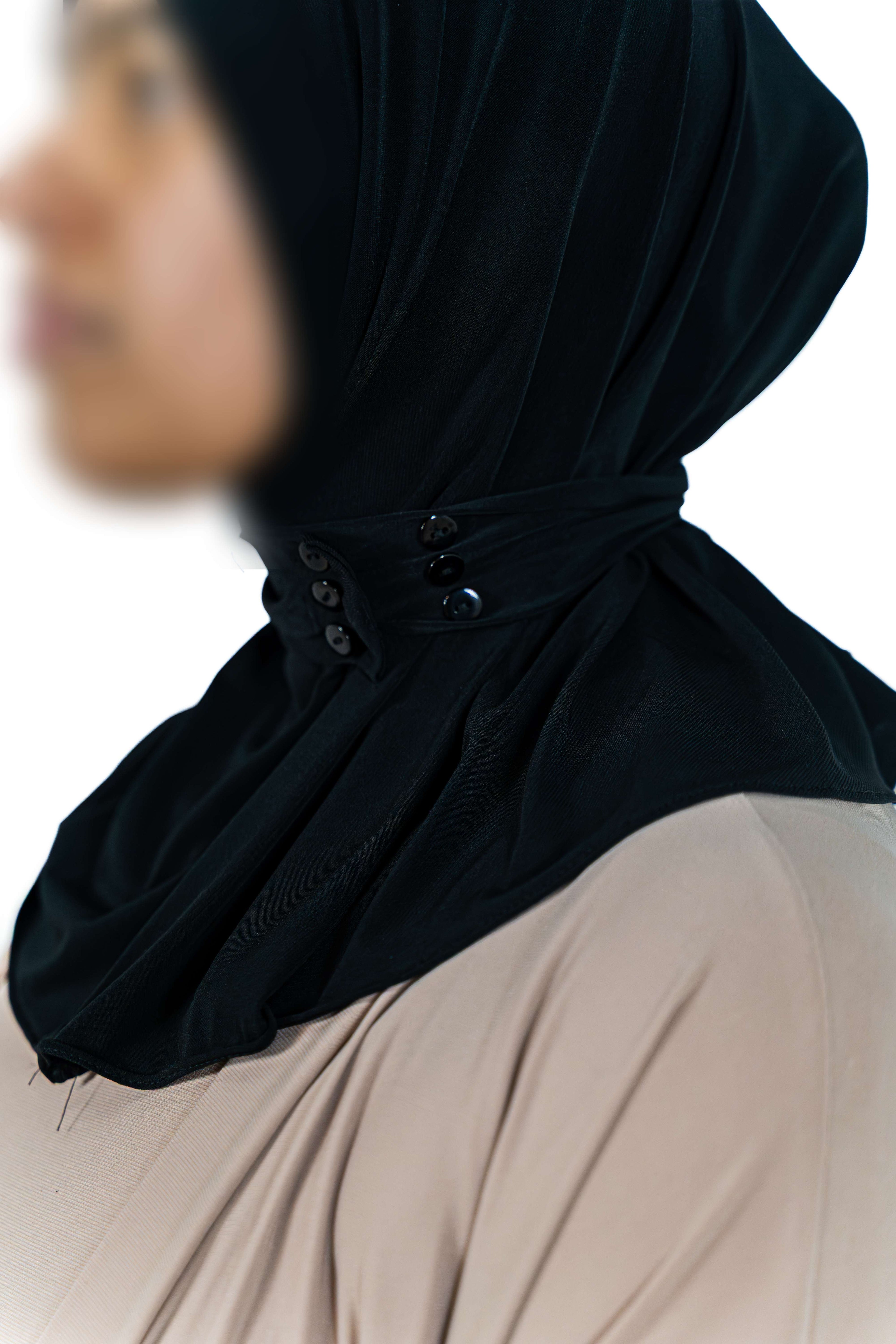 Instant Hijab (Charcoal Black)