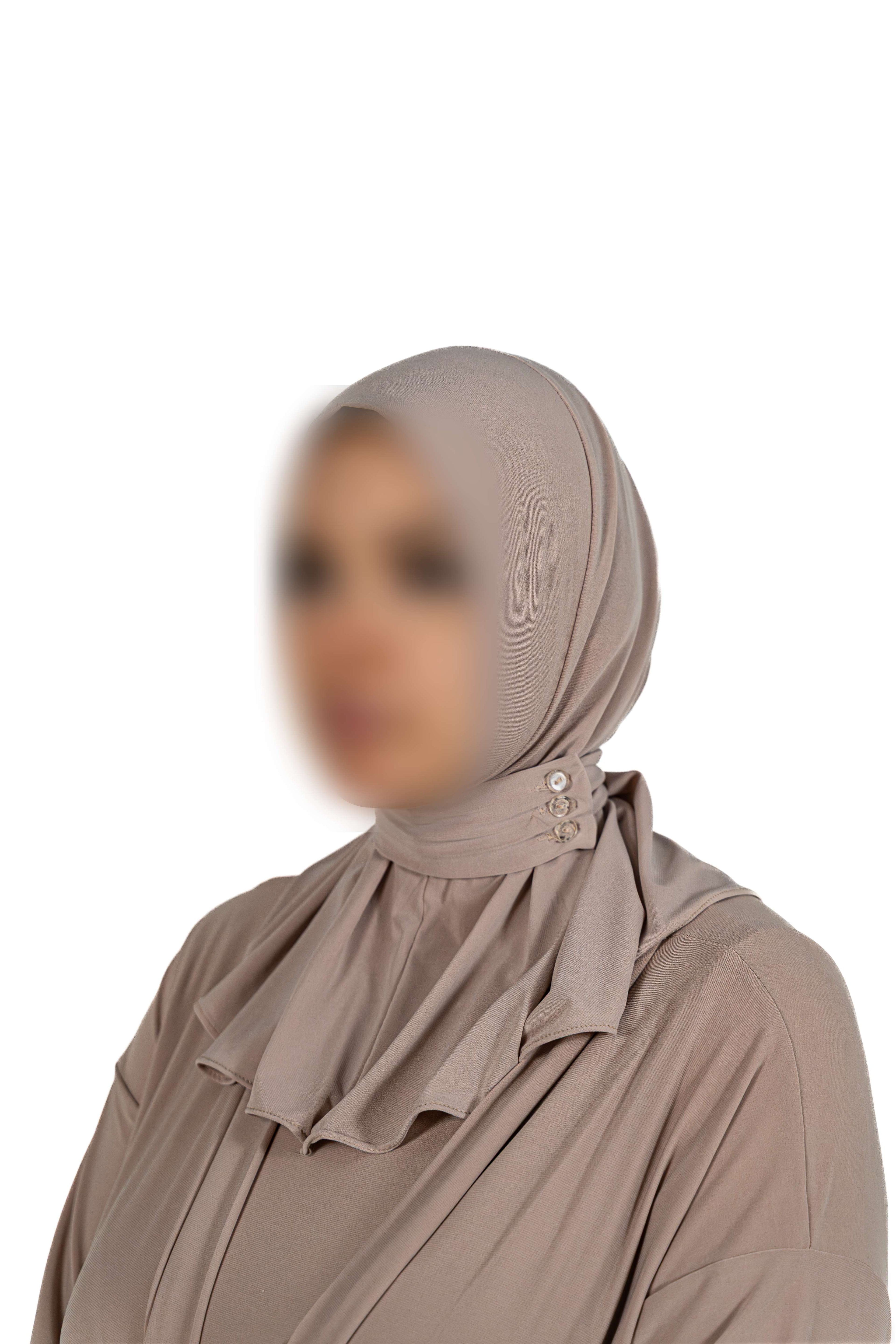 Instant Hijab (Ivory Sand)