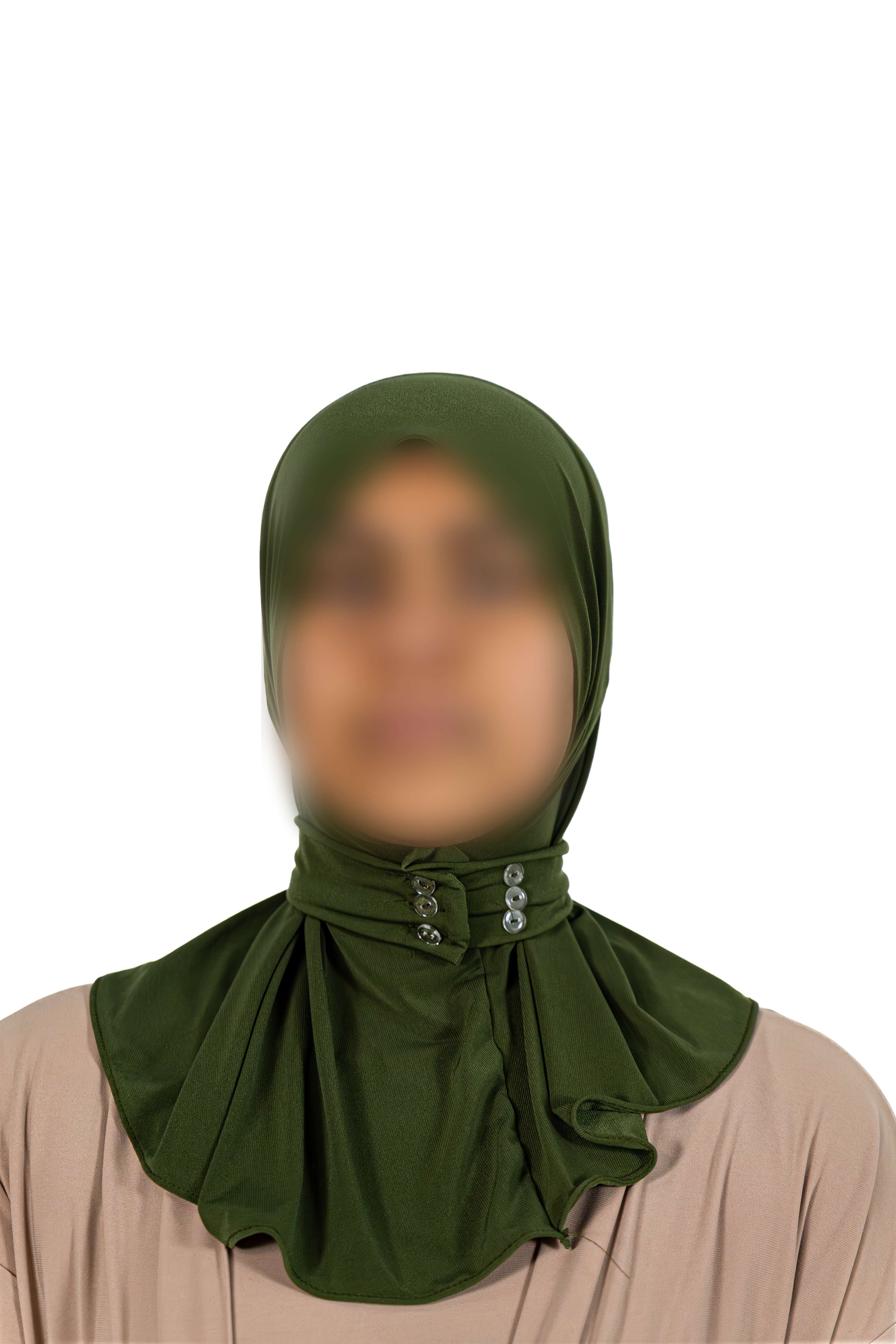 Instant Hijab (Olive Green)