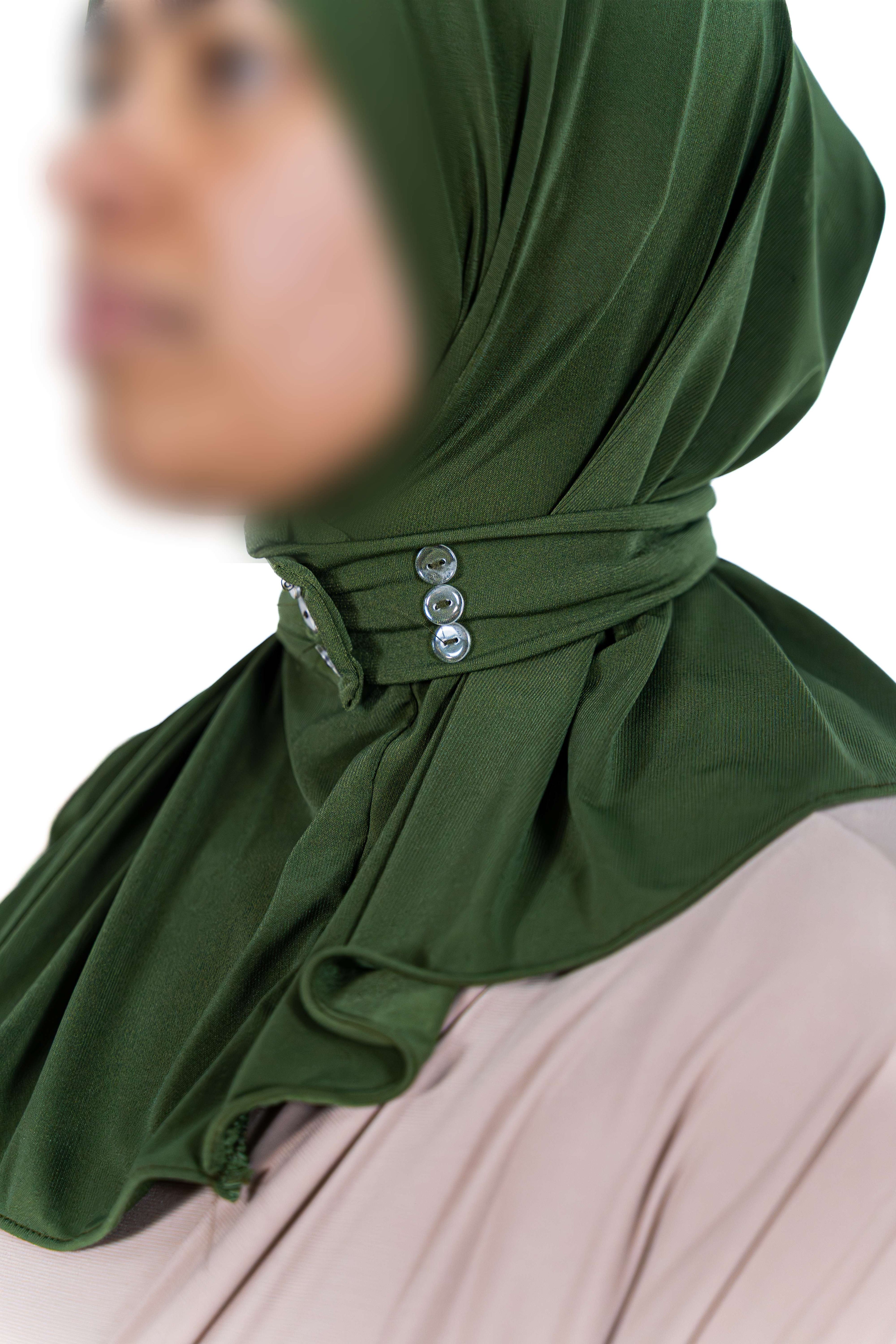 Instant Hijab (Olive Green)