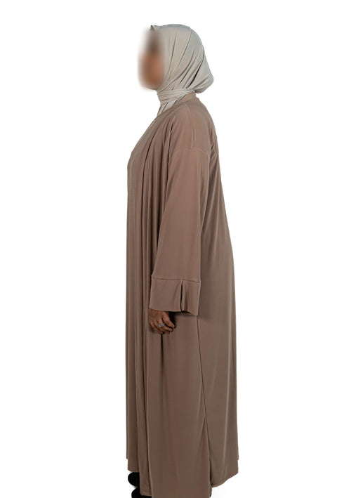 Essentials Abaya (Clay)