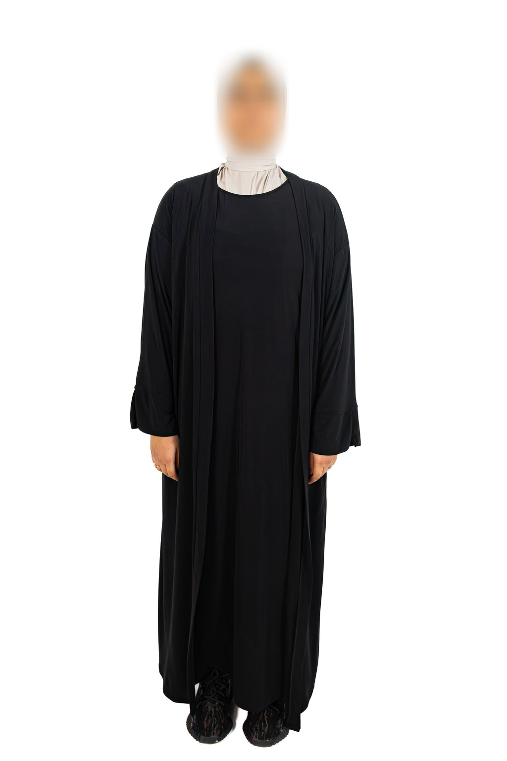 Essentials Abaya (Charcoal Black)