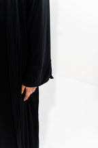 Essentials Abaya (Charcoal Black)