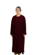 Essentials Abaya (Dark Cherry)