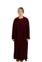 Essentials Abaya (Dark Cherry)