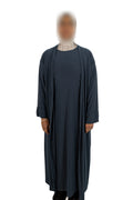 Essentials Abaya (Indigo Gray)