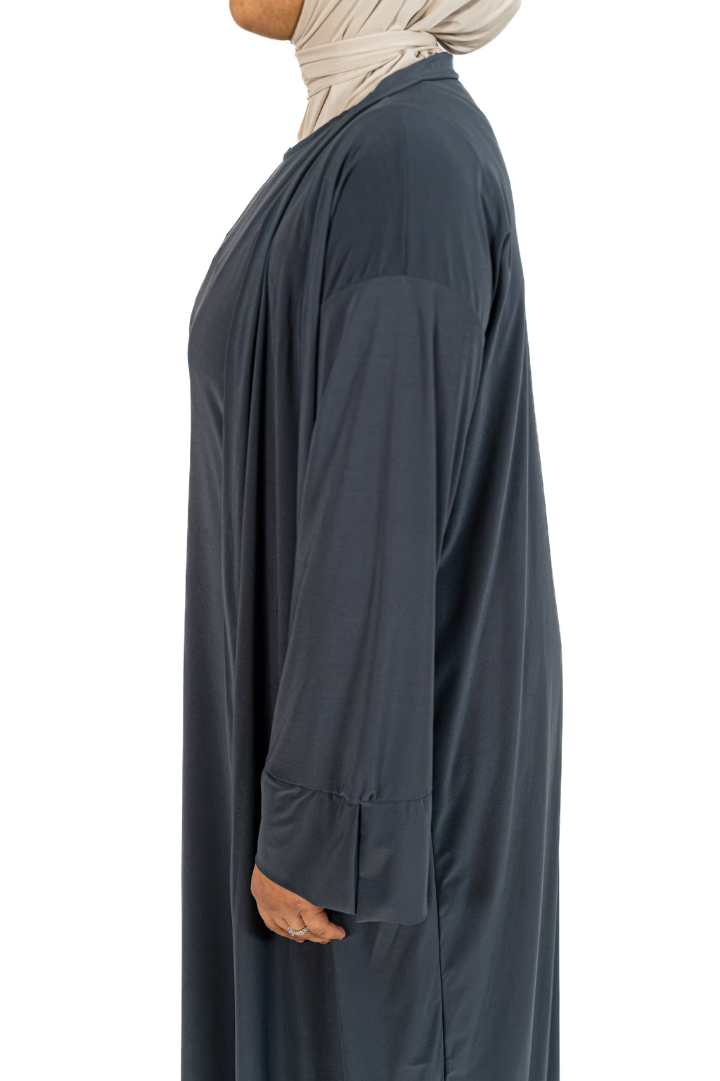 Essentials Abaya (Indigo Gray)