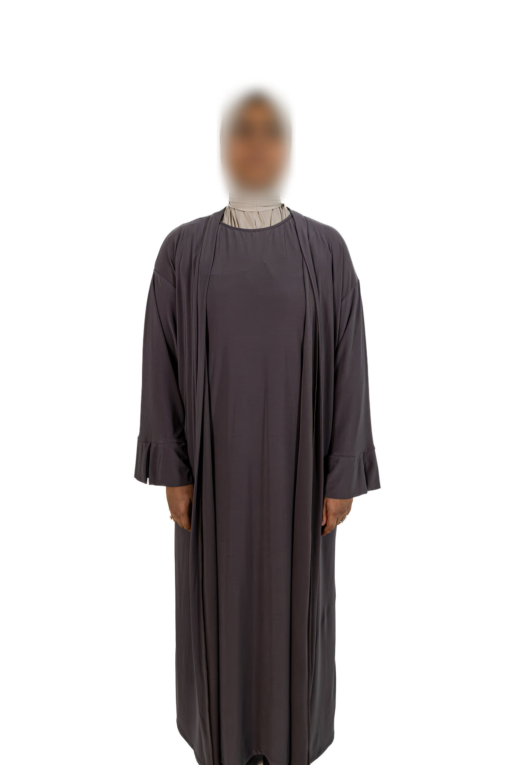 Essentials Abaya (Charcoal Grey)