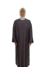 Essentials Abaya (Charcoal Grey)