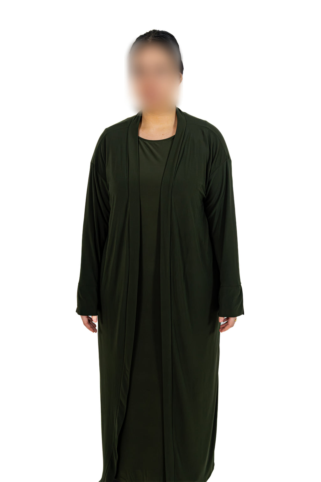 Essentials Abaya (Olive Green)