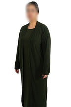Essentials Abaya (Olive Green)