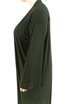 Essentials Abaya (Olive Green)