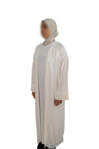 Essentials Abaya (Pearl White)