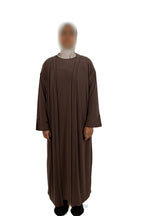 Essentials Abaya (Deep Brown)